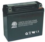 VRLA Motorcycle Battery 12V 7ah with CE UL Certificate Called 12n7a
