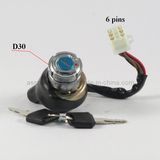 6 Wire Ignition Keys Switch for 250cc ATV (AT008)