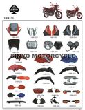 Hot Sell Motorcycle Ybr125 Body Parts for Honda