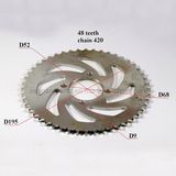 48 Teeth Rear Sprocket for Motorcycle 420 Chain (EGO51)