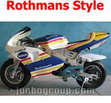 Minimoto, 49cc Pocket Bike, Mini Moto with Rothmans Style Sticker (DR160)