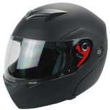 Matt Black Flip up Modular Helmet (ST-817)