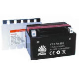 Dry-Charged Maintenance Free Motorcycle Battery Ytx7a-Bs with CE UL SGS Certificate