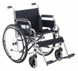Detachable Footrest Enhanced Steel Wheelchair