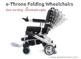 New Design 8'' 10'' 12'' Golden Motor Brushless Electric Folding Lightest Power Wheelchair