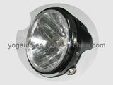 Yog Black Motorcycle Headlight Assy for Bajaj Boxer